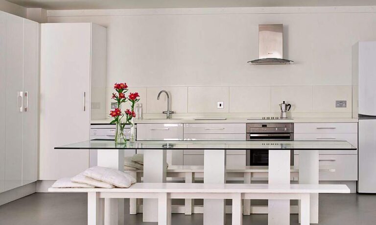 White Open Plan Modern Apartment image 2