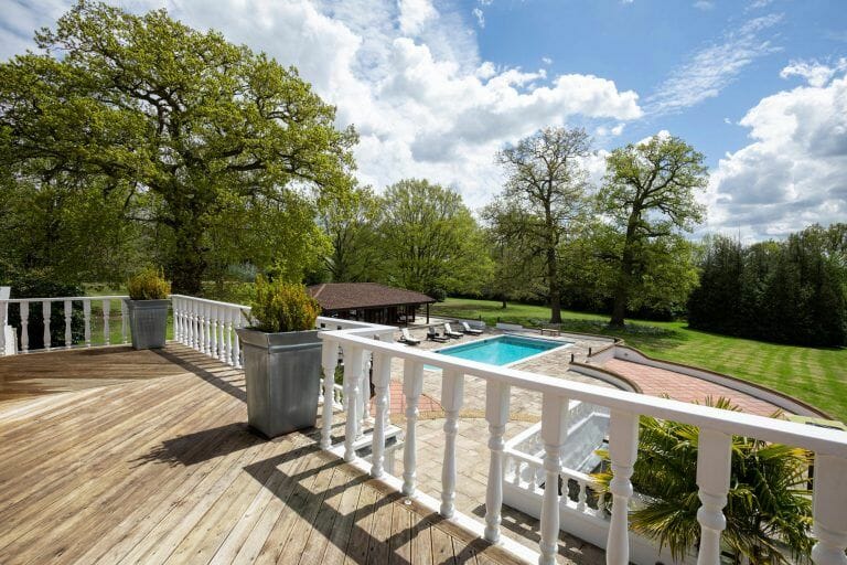 Hertford Villa with Pool, Gym and Garage image 16