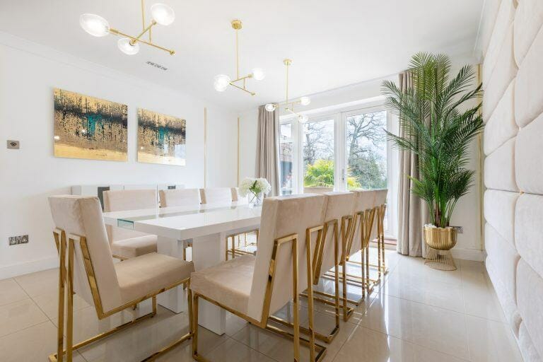 Hertford Villa with Pool, Gym and Garage image 29