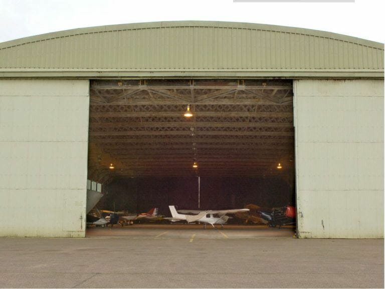 WW2 airfield with hangars image 5