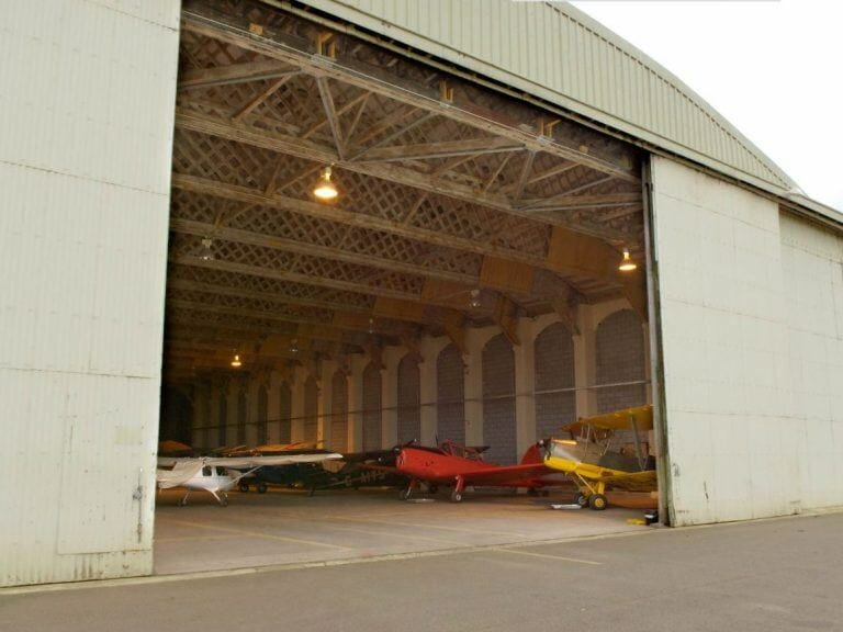 WW2 airfield with hangars image 6