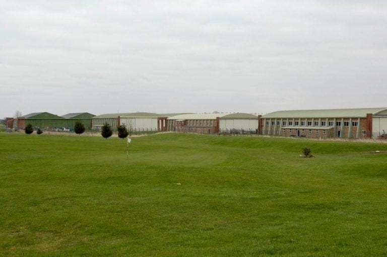 WW2 airfield with hangars image 29