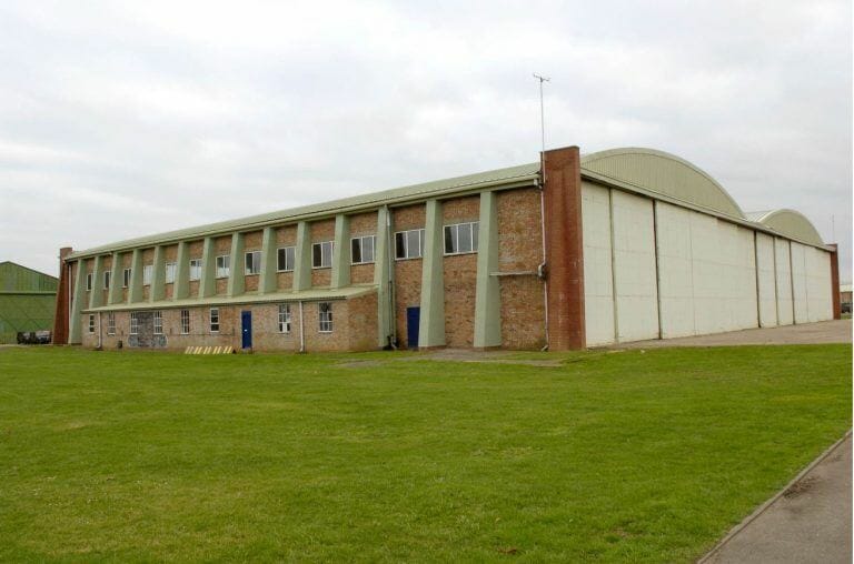 WW2 airfield with hangars image 4