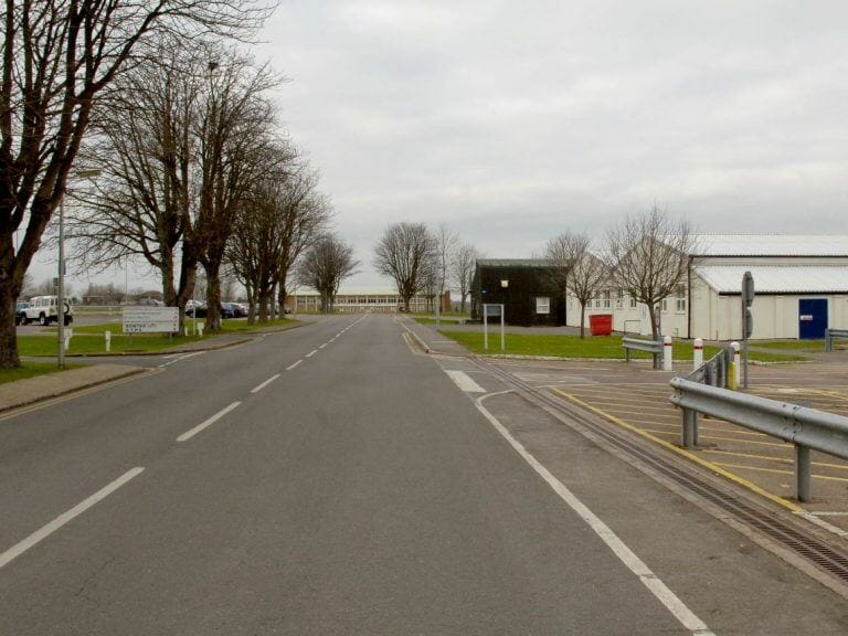 WW2 airfield with hangars image 34