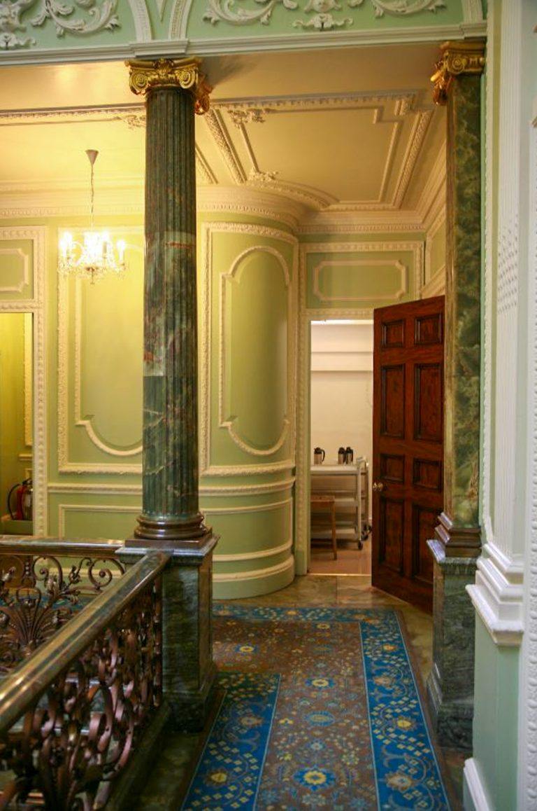 White Stucco conference building image 11