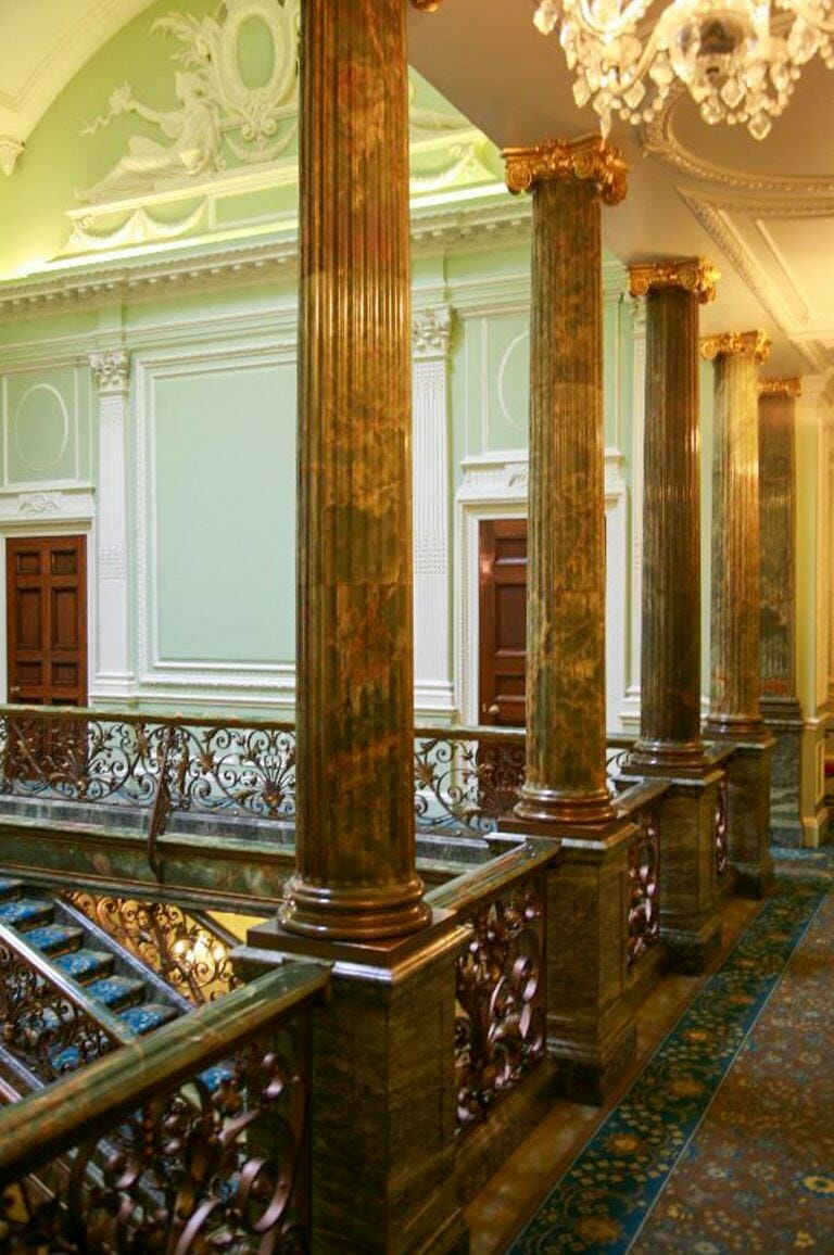 White Stucco conference building image 13