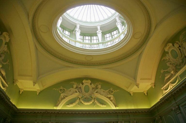 White Stucco conference building image 30