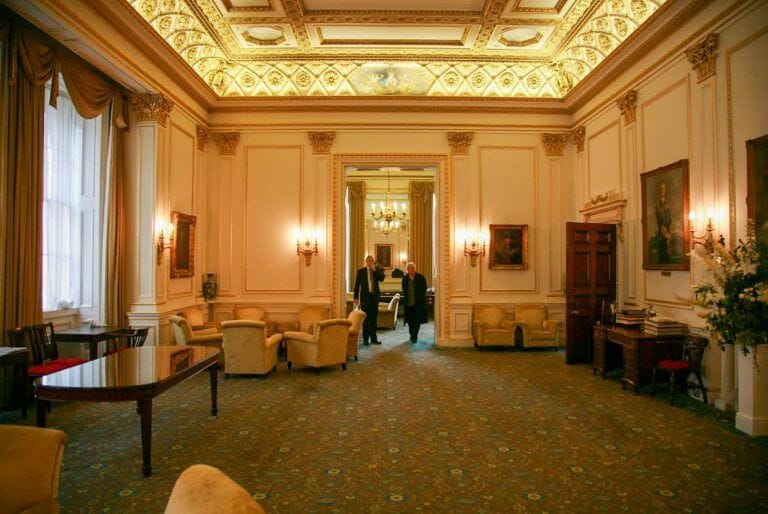 White Stucco conference building image 19