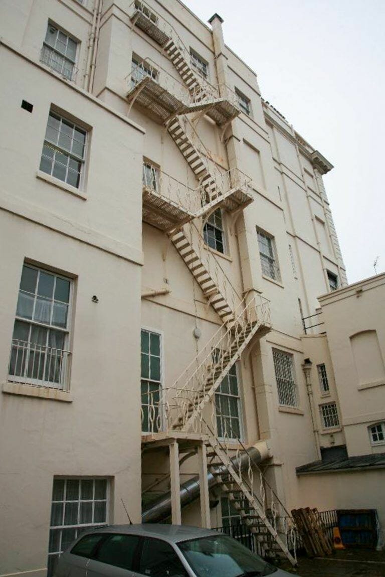 White Stucco conference building image 35