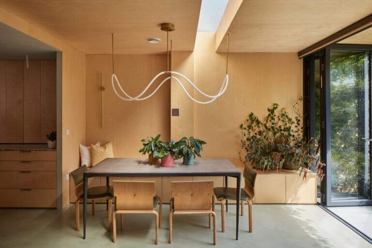 Wood Finished Minimal Home image 24