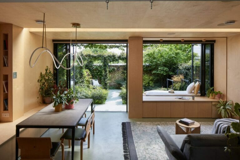 Wood Finished Minimal Home image 22