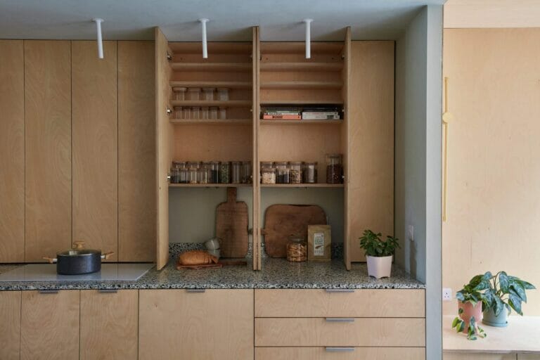 Wood Finished Minimal Home image 21