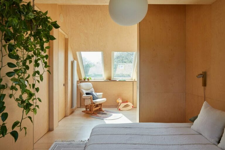 Wood Finished Minimal Home image 9