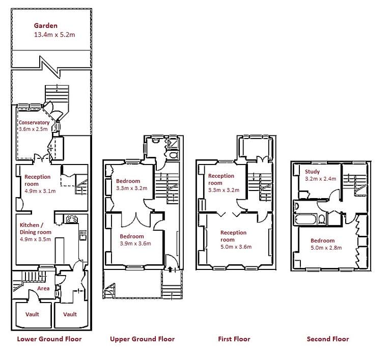 Classic Dated London Townhouse image 48